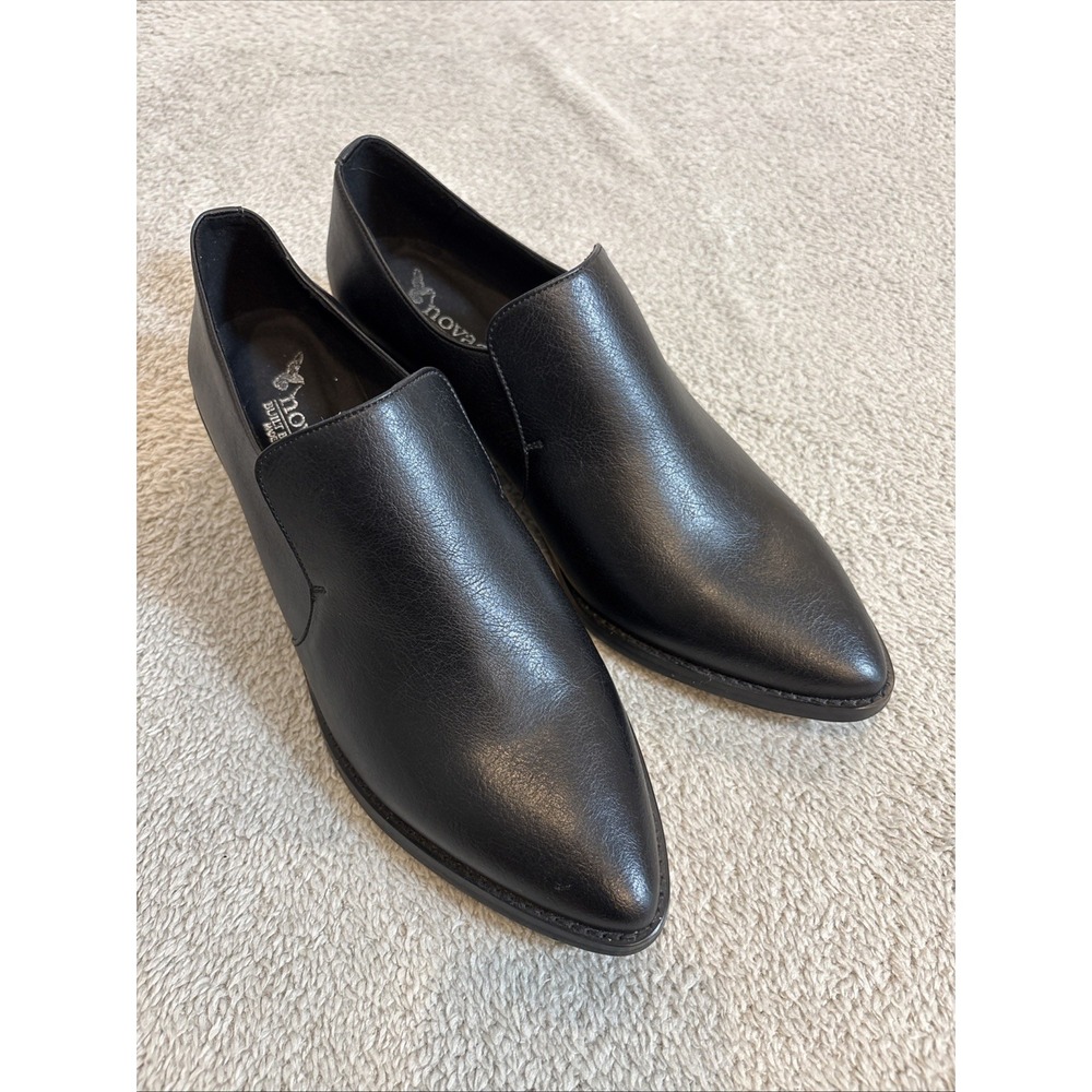 Novacas Women's Minimalist Pointed Toe Slip On Shoes Sz 41 Made In Portugal‎ EUC